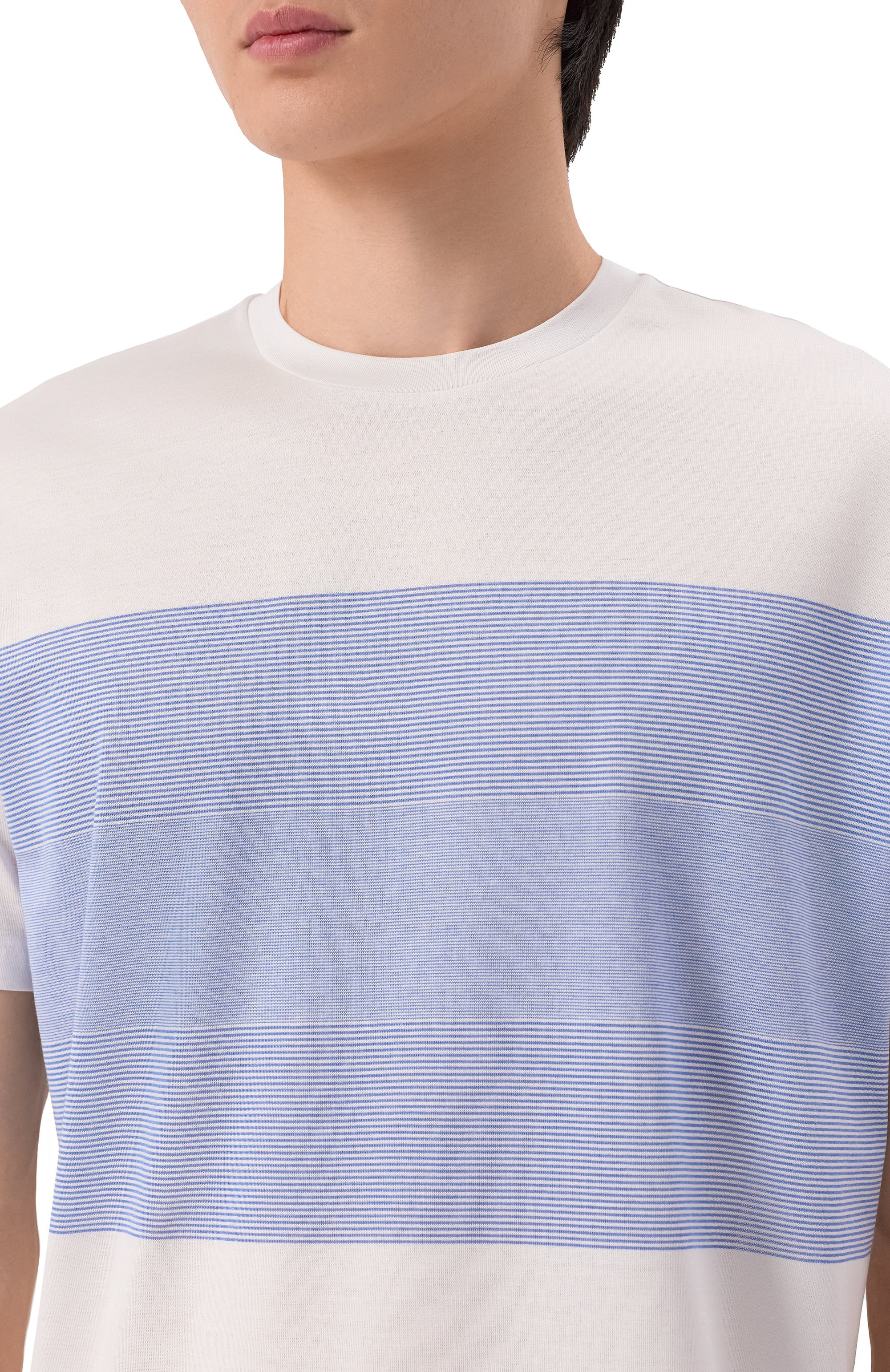 Хлопковая футболка PAUL&SHARK, арт. 26411020_001, фото 5