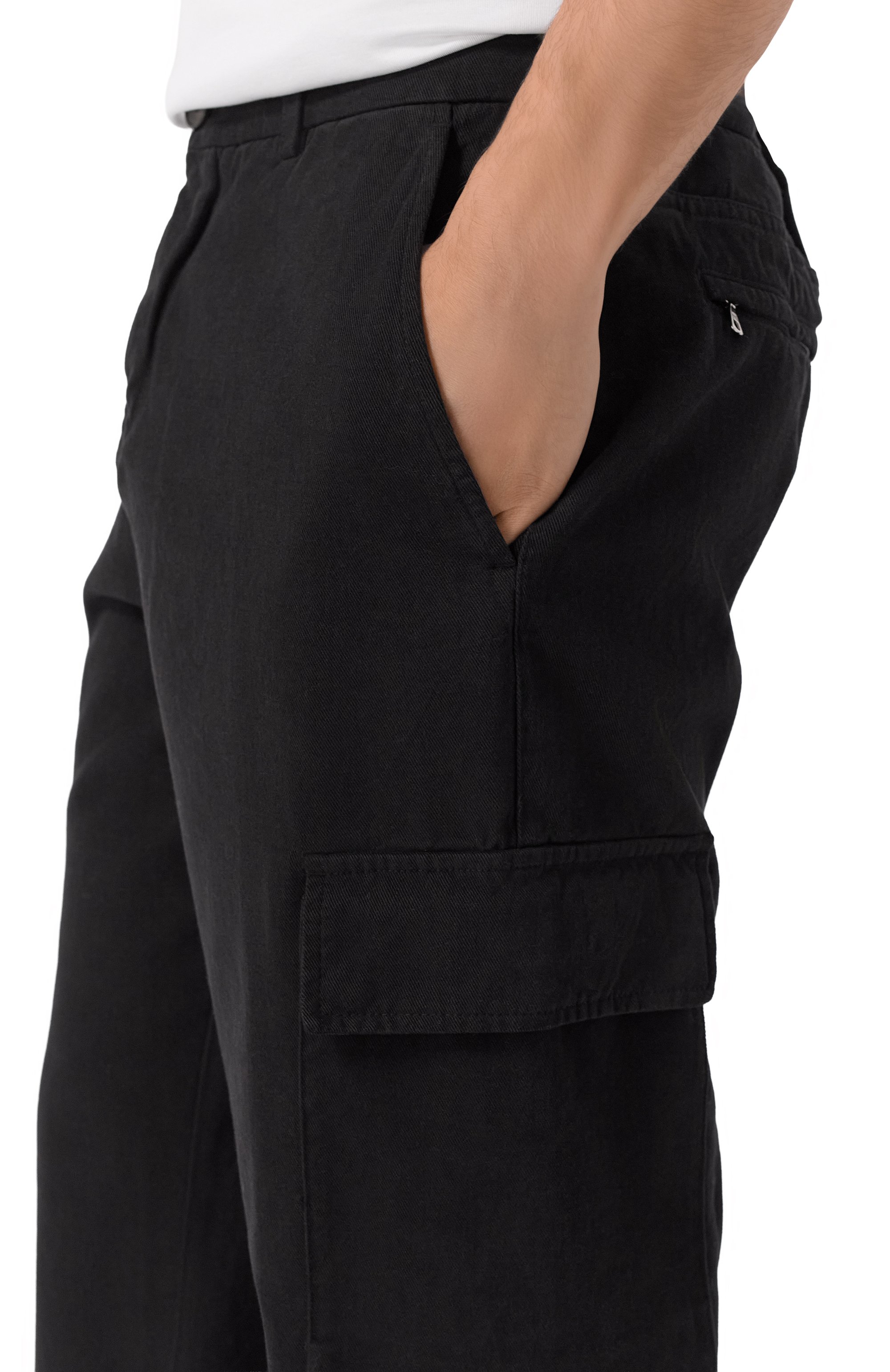 Брюки-карго из хлопка и кашемира PAUL&SHARK, арт. 15314064, фото 5