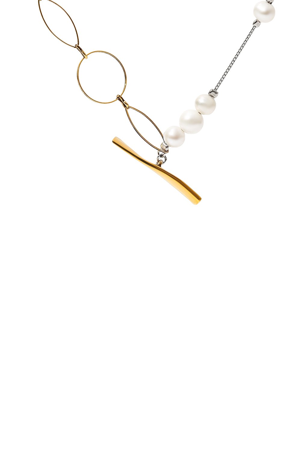 Колье DRIES VAN NOTEN серебряного цвета по цене 72750 руб., арт. 242-018200-093, фото 4 Колье DRIES VAN NOTEN, арт. 242-018200-093, фото 4