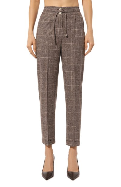 Брюки из шелка и шерсти KITON, арт. D53116K0541E01, фото 3