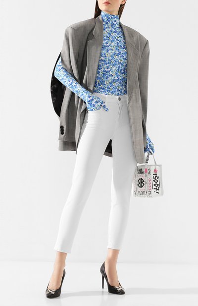 Водолазка с принтом VETEMENTS, арт. SS20T0002 2613/W/BLUE/WHITE FL0WERS, фото 2