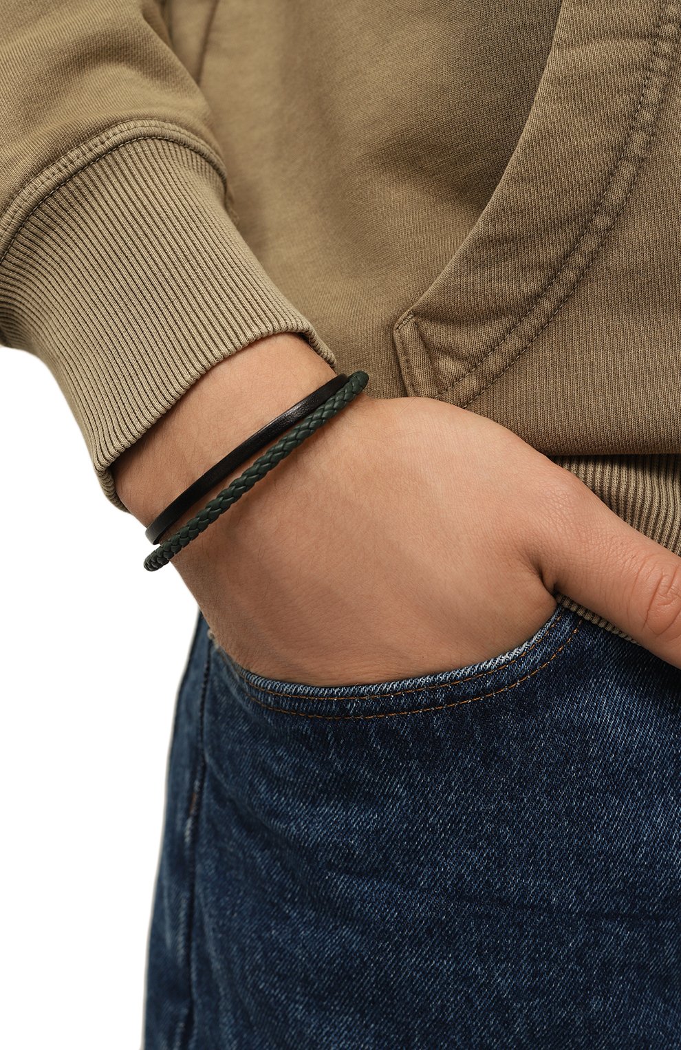 Кожаный браслет GIORGIO ARMANI, арт. 53M241 2F241, фото 2