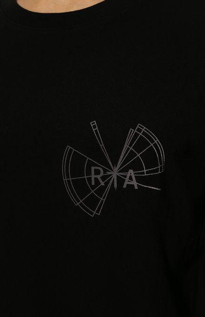 Хлопковый лонгслив RTA, арт. MS22-A832-0049BGATE, фото 5