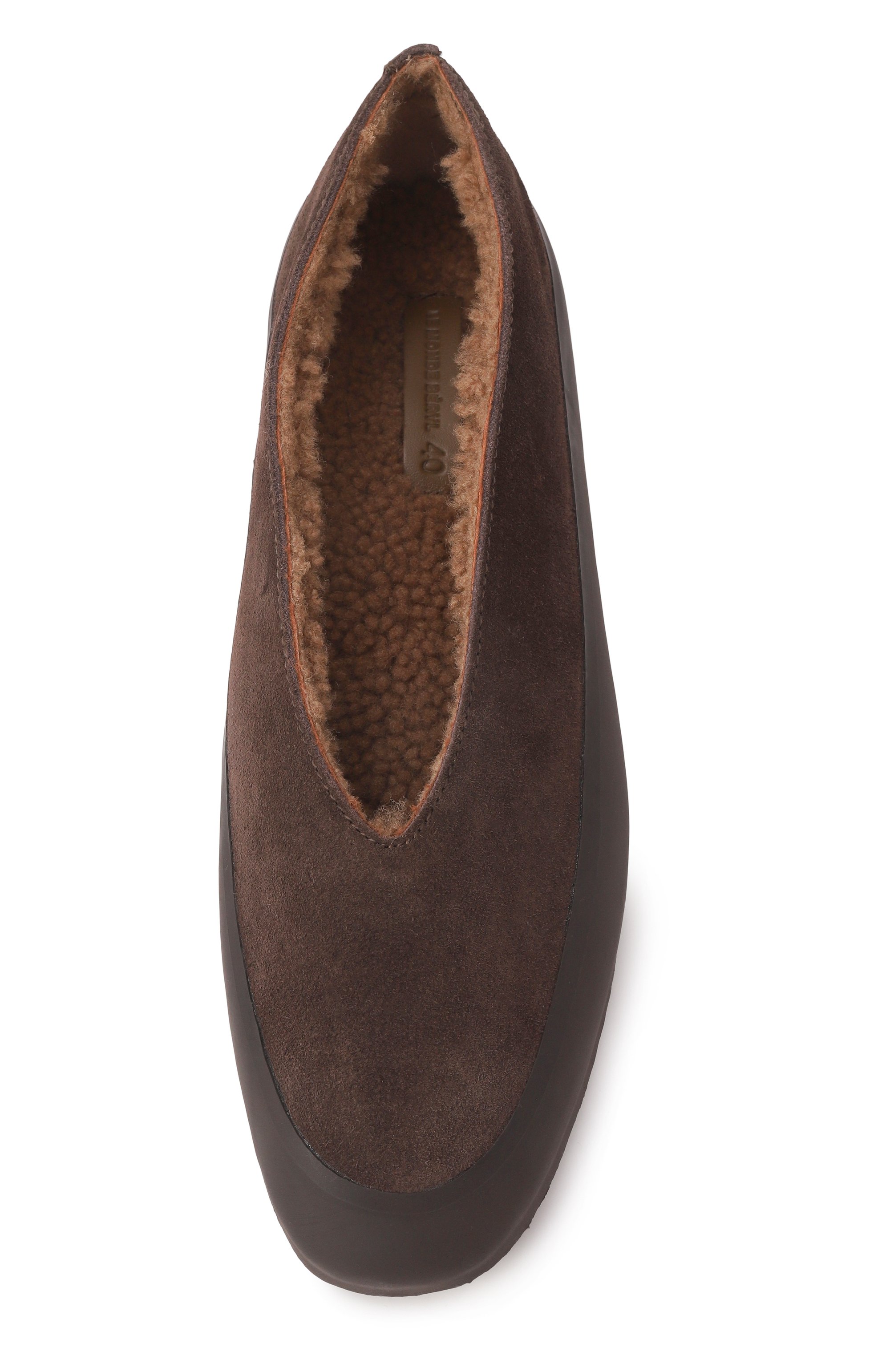 Замшевые лоферы apres ski LE MONDE BERYL, арт. APS-SHE-BR0, фото 6