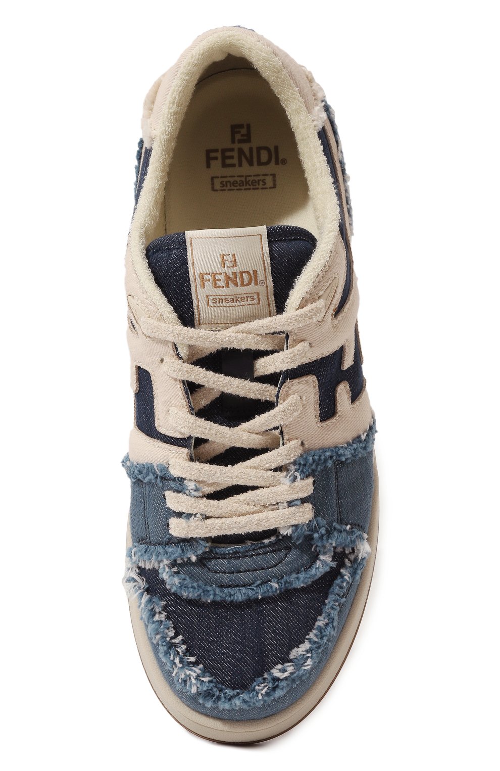 Текстильные кеды fendi match FENDI, арт. 7E1495/AMF1, фото 6