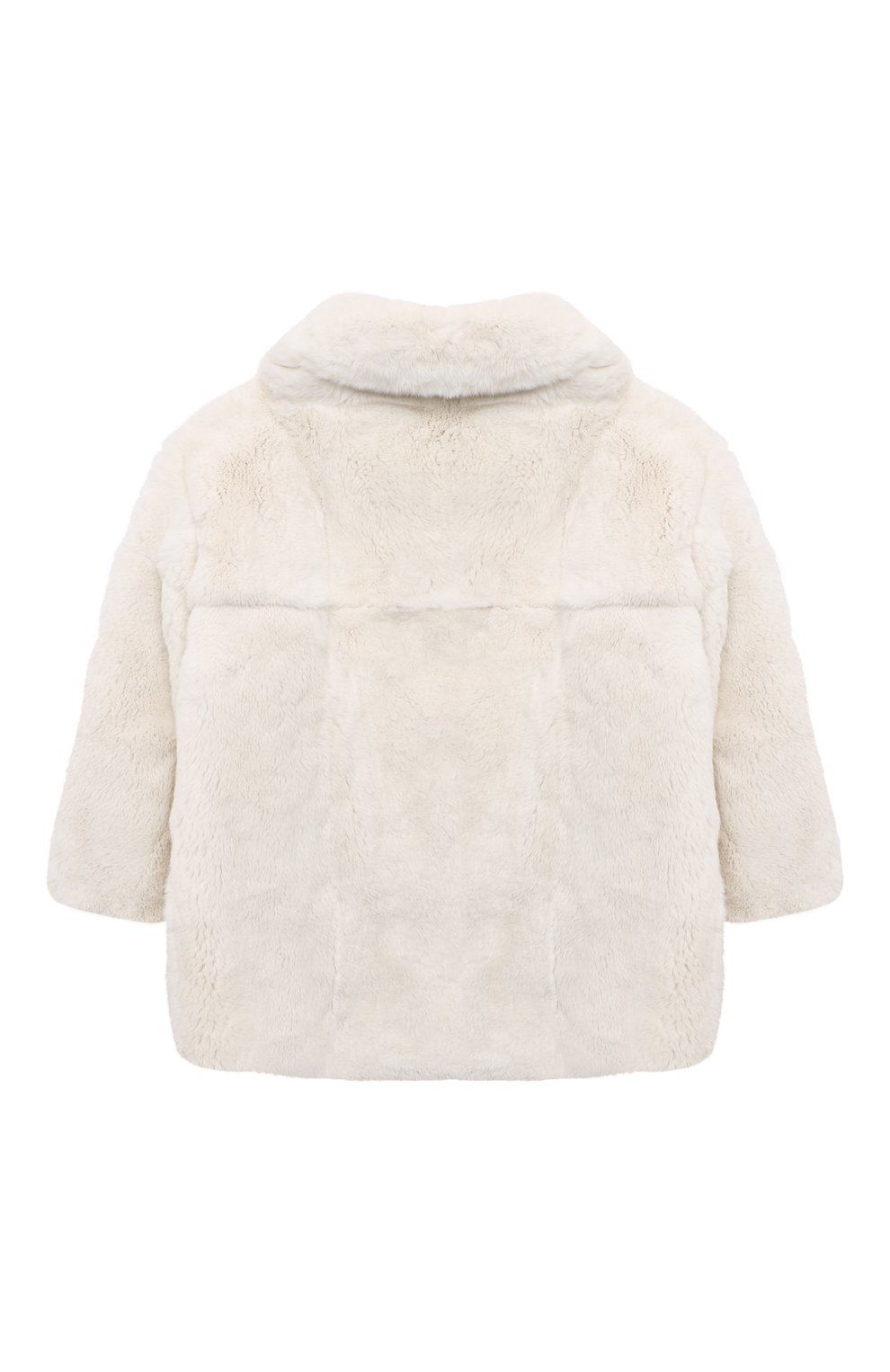 Шуба из кролика YVES SALOMON ENFANT кремового цвета по цене 131000 руб., арт. 20WEM307XXREXX/4-6, фото 2 Шуба из кролика YVES SALOMON ENFANT, арт. 20WEM307XXREXX/4-6, фото 2