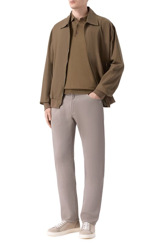 Джинсы Canali 91729/PD01637 Бежевый  91729/PD01637 Фото 2