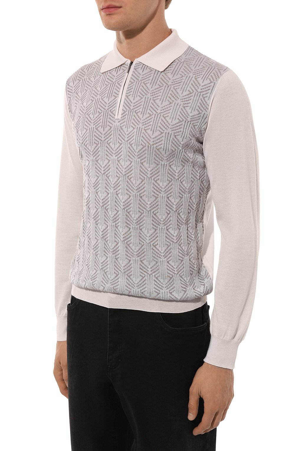 Поло из кашемира и шелка ZILLI, арт. KZP001M0330VSPK00, фото 3