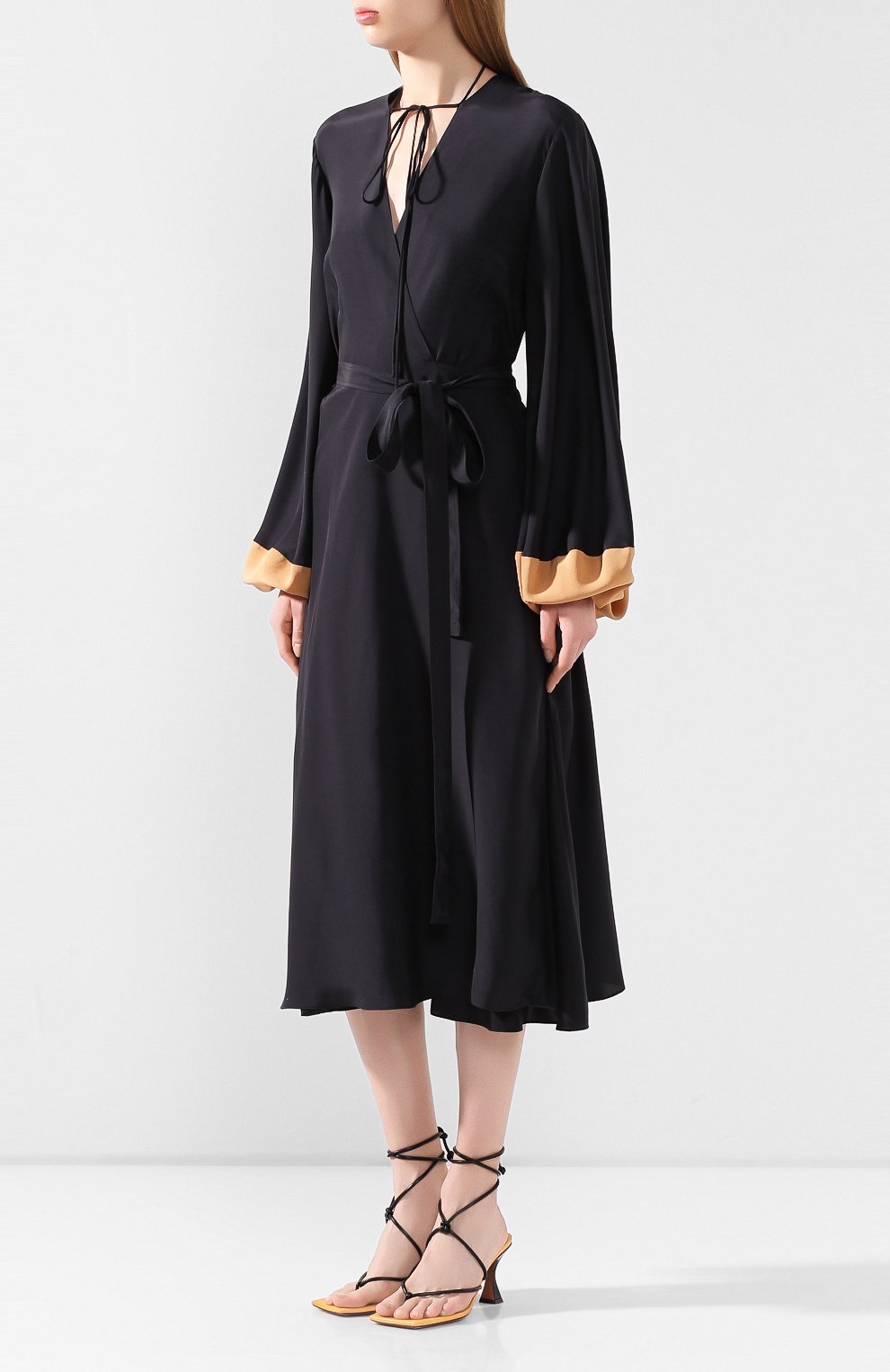 Платье STELLA MCCARTNEY черного цвета по цене 146000 руб., арт. 600689/S0A52, фото 3 Платье STELLA MCCARTNEY, арт. 600689/S0A52, фото 3