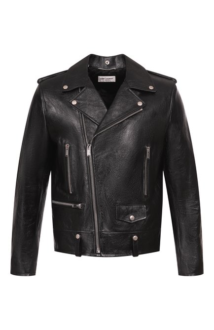 Мужская кожаная куртка SAINT LAURENT, арт. 484284/YC2NI