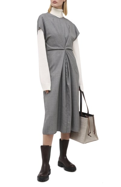 Кожаные ботинки BRUNELLO CUCINELLI, арт. MZSLG1906, фото 2