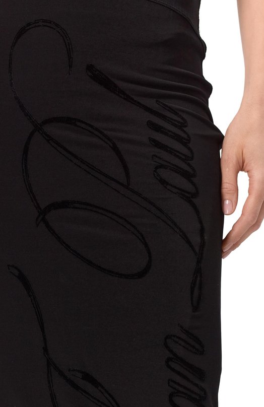 Юбка из вискозы Jean Paul Gaultier 25/34-F-JU165I/J082 Чёрный  25/34-F-JU165I/J082 Фото 5
