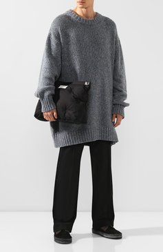 Мужская текстильная сумка MAISON MARGIELA черного цвета, арт. S55WA0061/P1511 | Фото 2 (Ремень/цепочка: На ремешке; Статус проверки: Проверено, Проверена категория; Материал: Текстиль; Размер: large; Материал сплава: Проверено, Проставлено; Драгоценные камни: Проставлено)