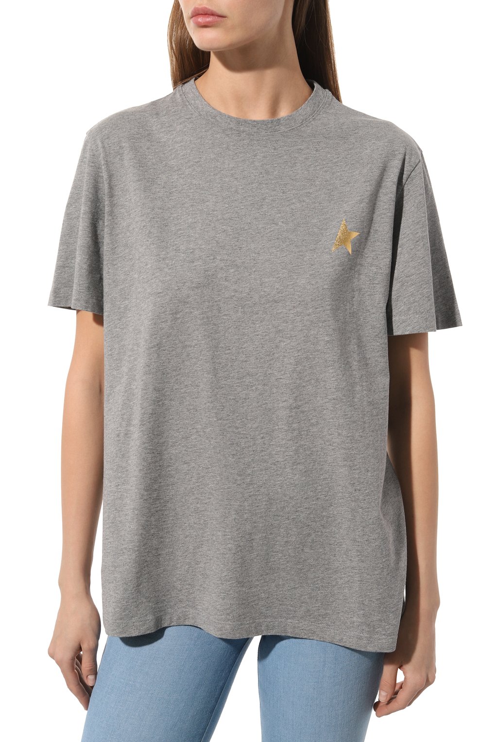 Хлопковая футболка GOLDEN GOOSE DELUXE BRAND, арт. GWP01220/P00019360311, фото 3