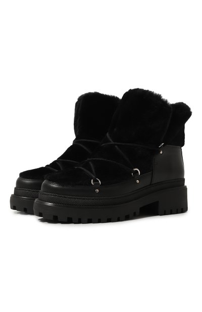 Женские комбинированные ботинки YVES SALOMON, арт. 24WAC516XXMERX