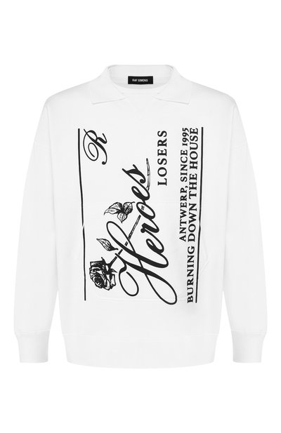 Хлопковый свитшот RAF SIMONS, арт. 192-170A-19004, фото 1