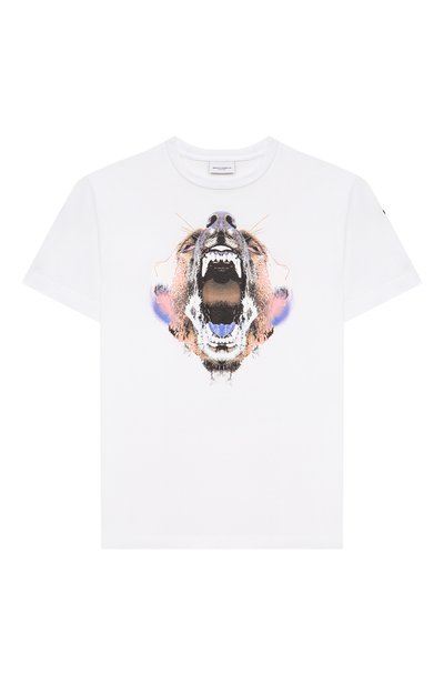 Хлопковая футболка MARCELO BURLON KIDS OF MILAN, арт. 21E/B/MB/1110/0010/8-14Y, фото 1
