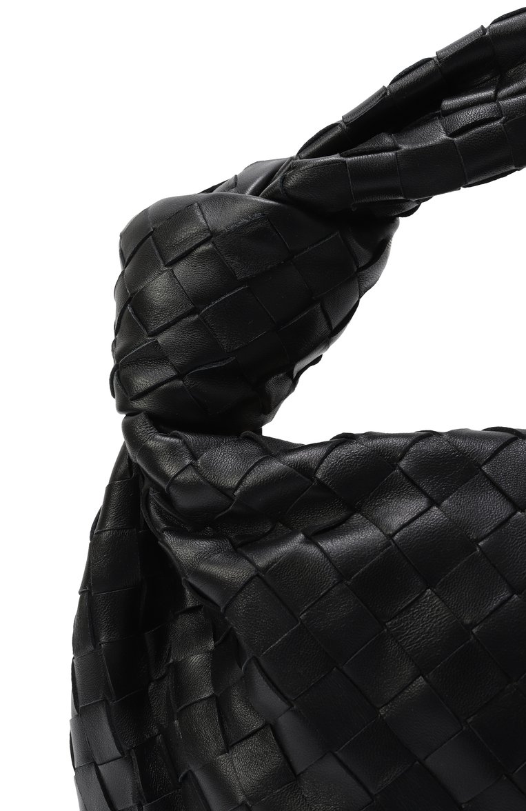 Женская сумка jodie BOTTEGA VENETA черного цвета, арт. 600261-VCPP0 | Фото 3 (Материал: Натуральная кожа; Размер: large)