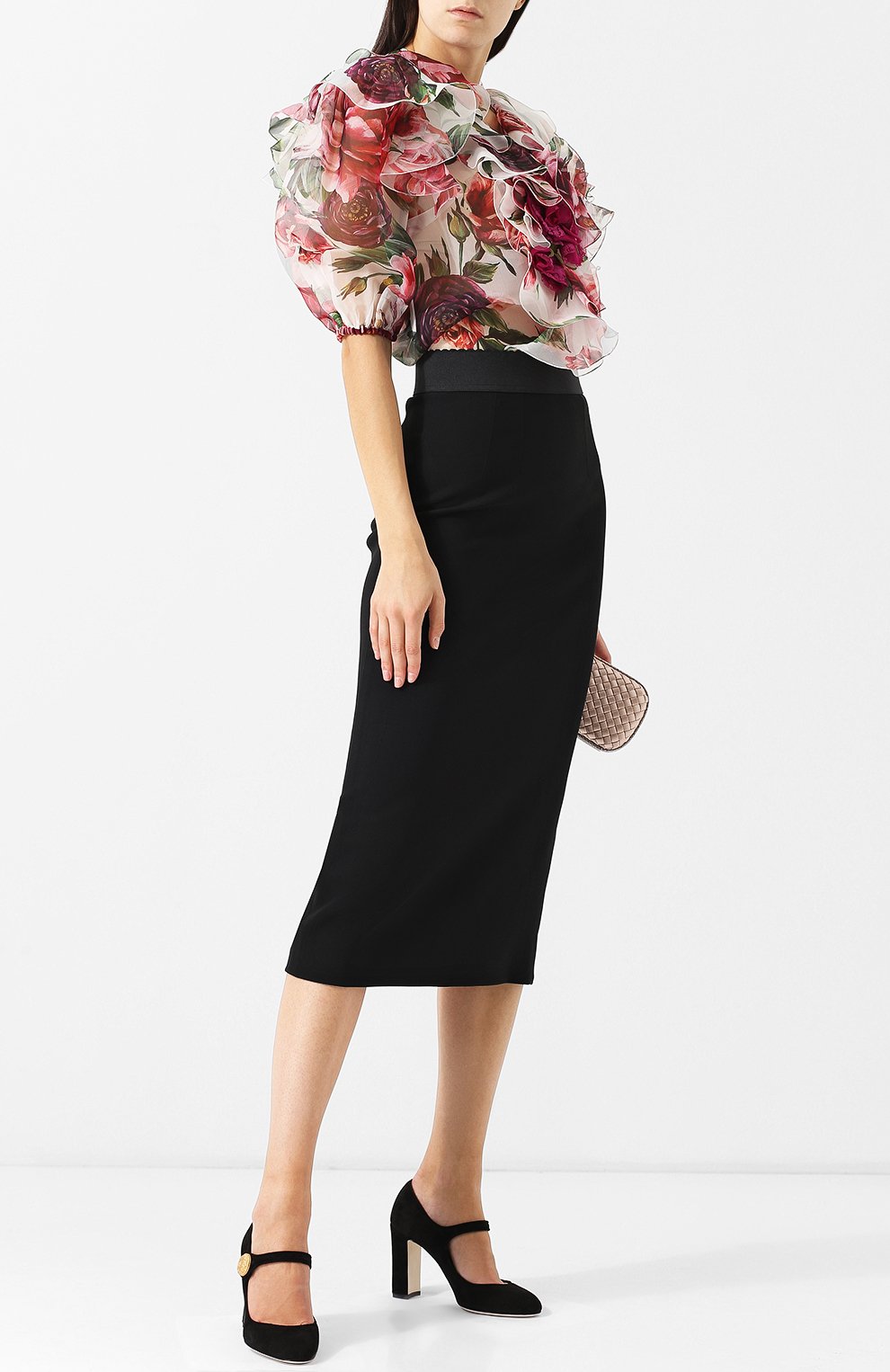 Замшевые туфли mary jane vally DOLCE & GABBANA, арт. CD0883/A1275, фото 2