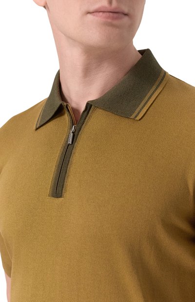 Поло из хлопка и шелка ZILLI, арт. KZP002M0142VUC000, фото 5