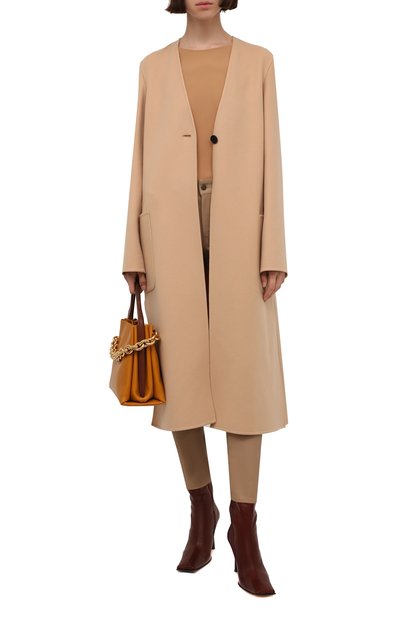 Пуловер JIL SANDER бежевого цвета по цене 23650 руб., арт. JSWT705034-WT477108, фото 2 Пуловер JIL SANDER, арт. JSWT705034-WT477108, фото 2