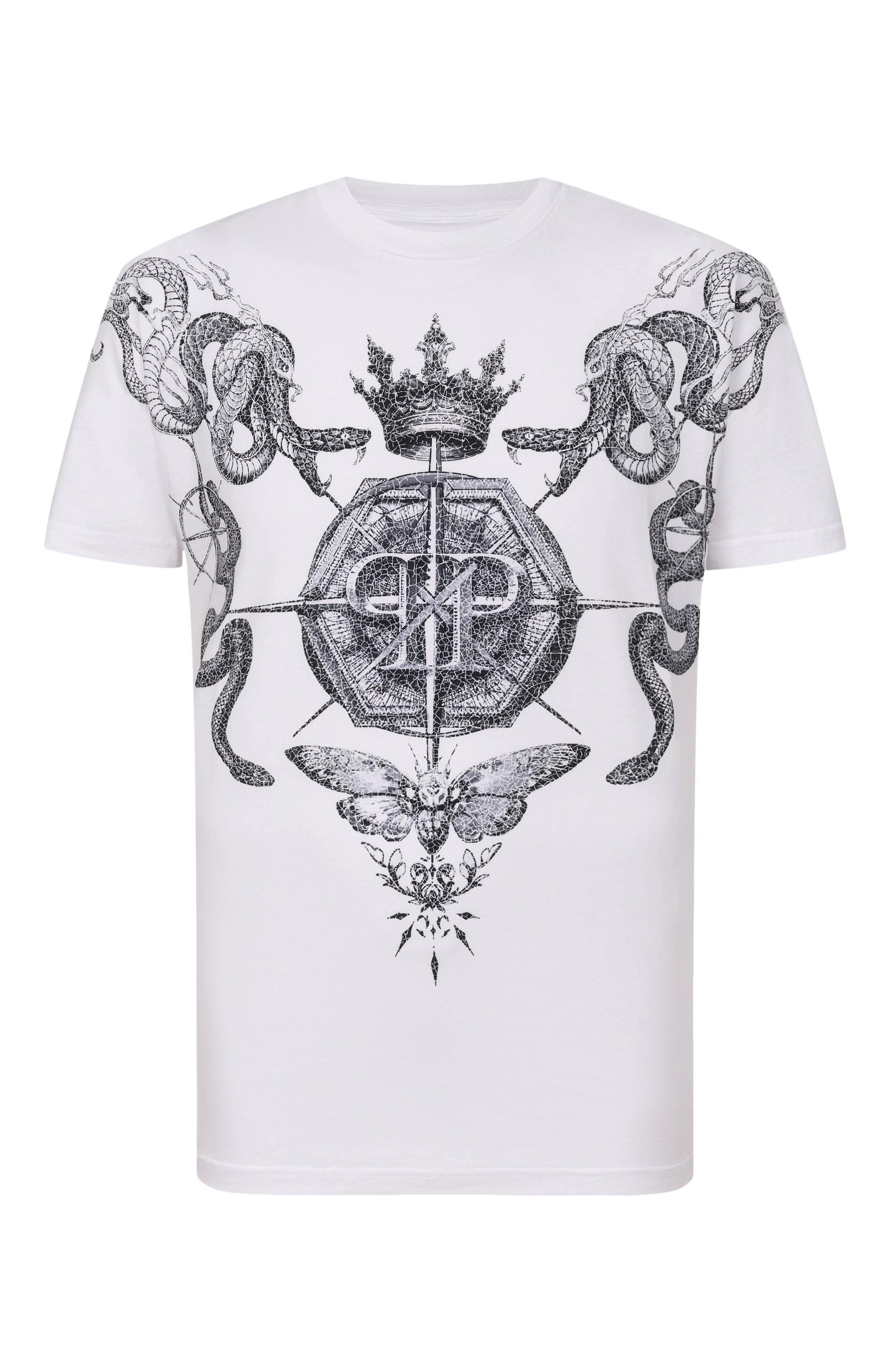 Хлопковая футболка PHILIPP PLEIN, арт. SAFC MTK8822 PJY002N, фото 1