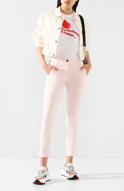Хлопковая ф утболка VICTORIA, VICTORIA BECKHAM, арт. 2120JTS000450A, фото 2