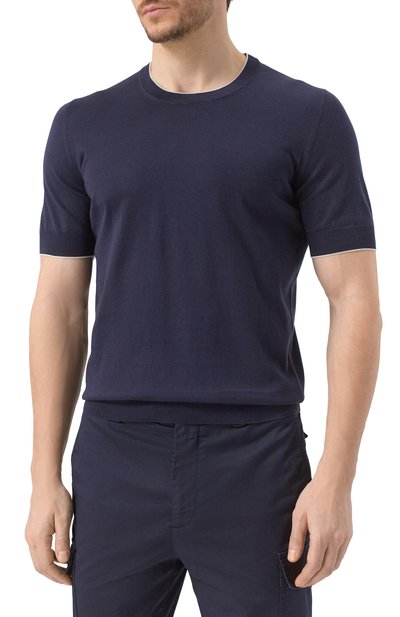 Хлопковый джемпер BRUNELLO CUCINELLI, арт. M29805200, фото 3