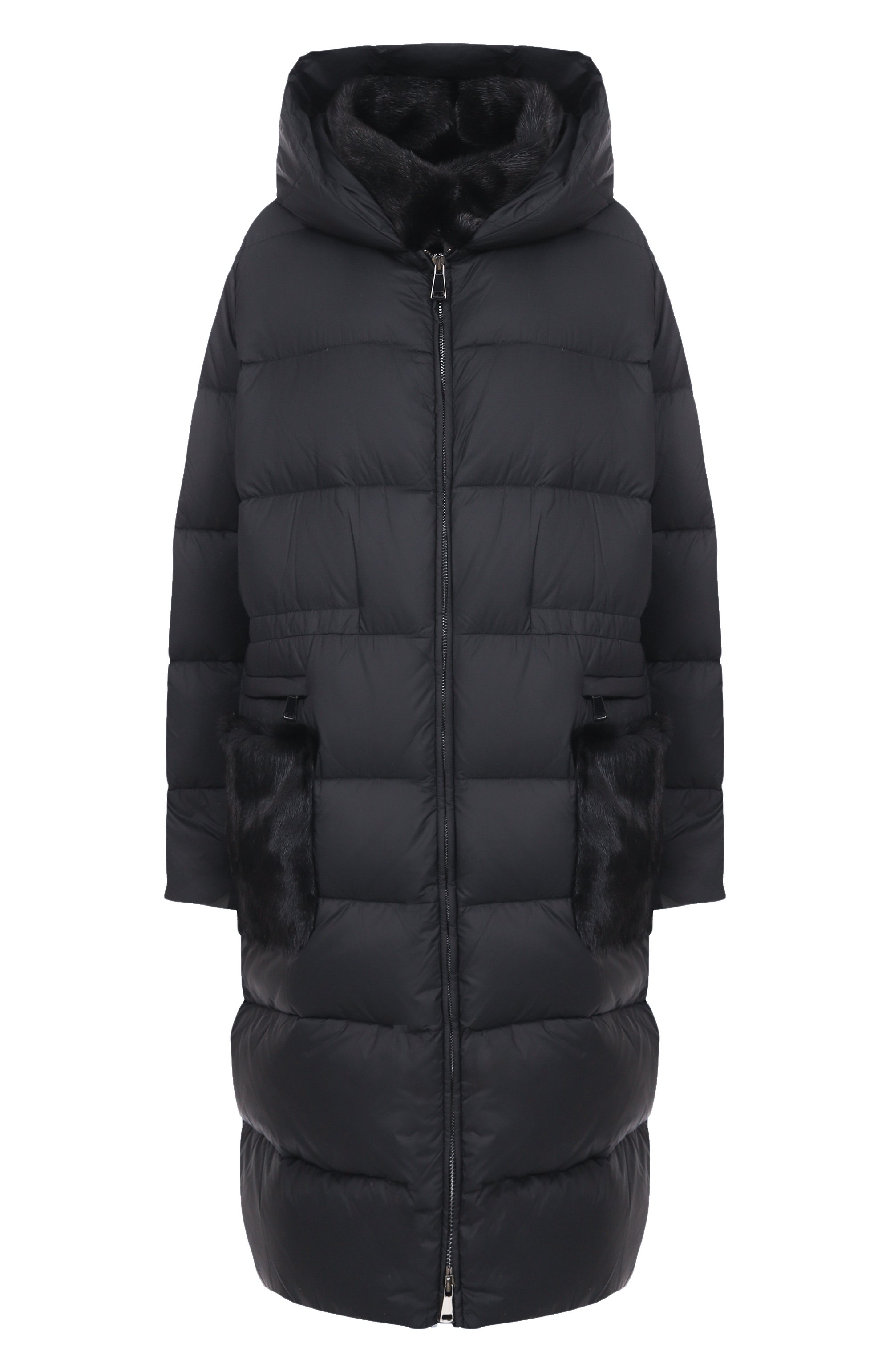 Пуховик с отделкой из норки MANZONI24, арт. 25M1309-NY0V/48-50, фото 1