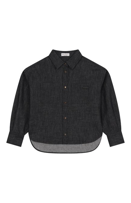 Джинсовая рубашка BRUNELLO CUCINELLI, арт. BB148C404B