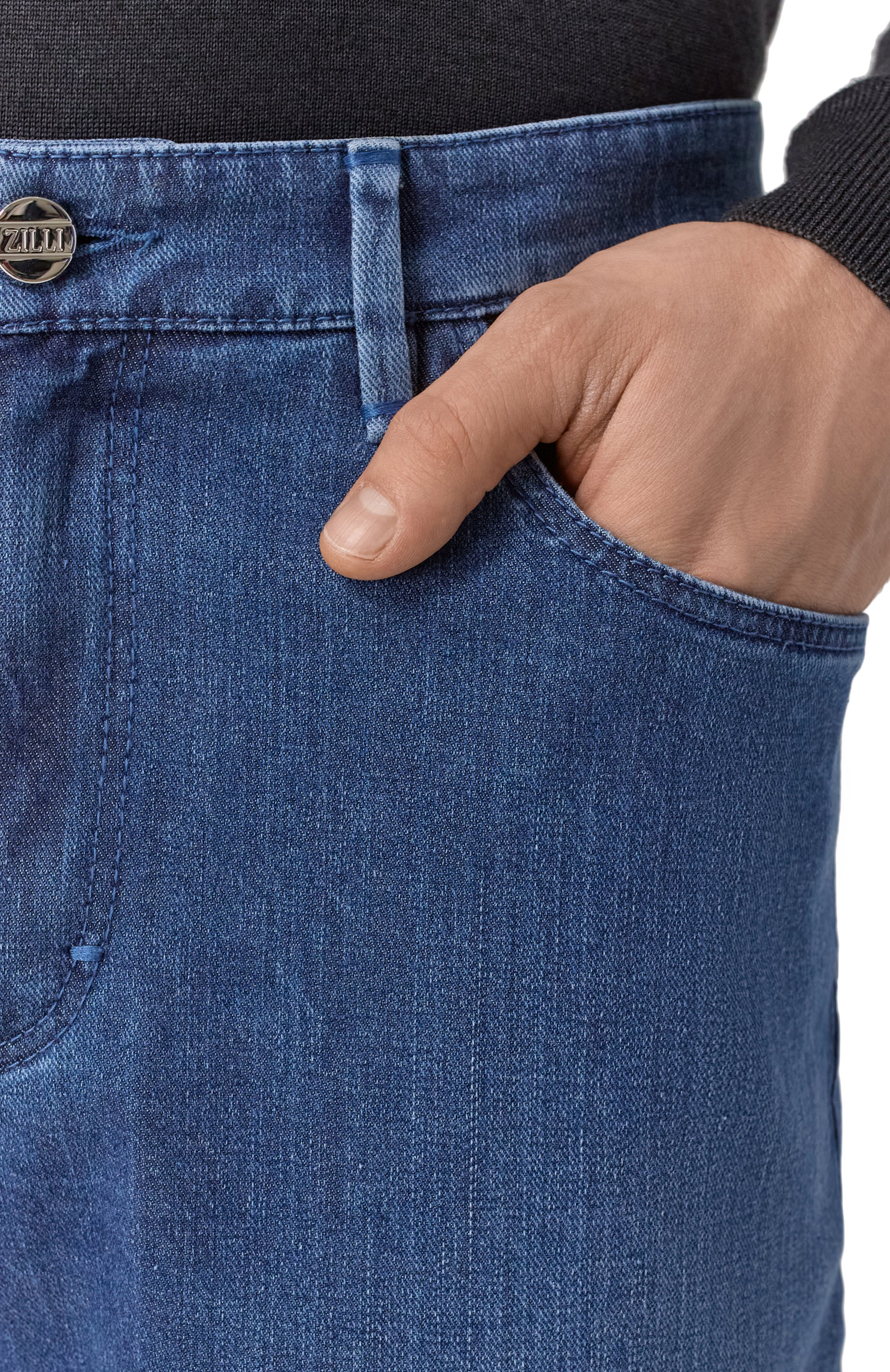 Джинсы regular fit ZILLI, арт. J5T001M0460VMNBE0, фото 5