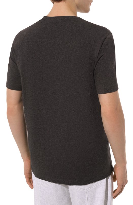 Хлопковая футболка Corneliani 94G586-9425042 Серый  94G586-9425042 Фото 4
