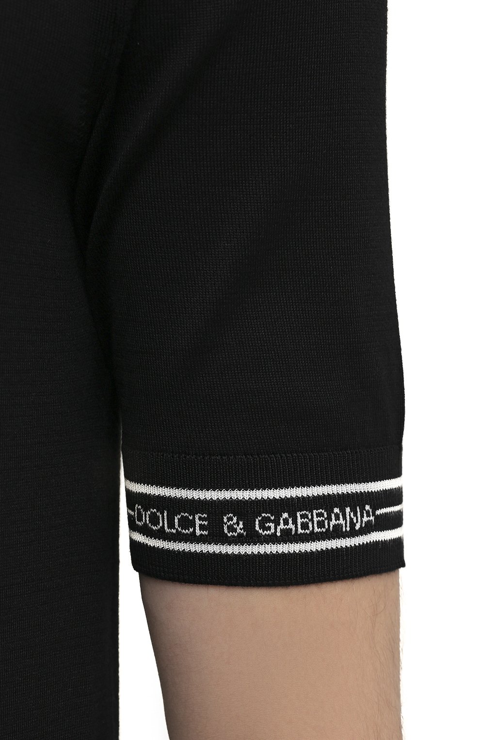 Шелковое поло DOLCE & GABBANA, арт. GXA45T/JASNJ, фото 5