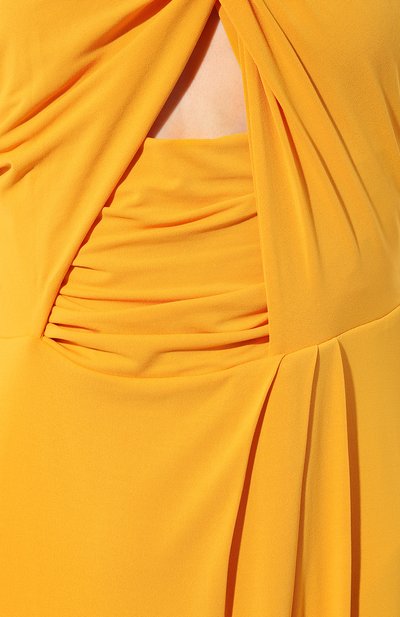 Платье PATRIZIA PEPE желтого цвета по цене 42400 руб., арт. 2A2596_J113, фото 5 Платье PATRIZIA PEPE, арт. 2A2596_J113, фото 5