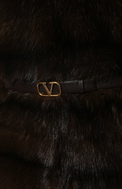 Жилет из меха соболя VALENTINO, арт. SF3FC2583AF, фото 5