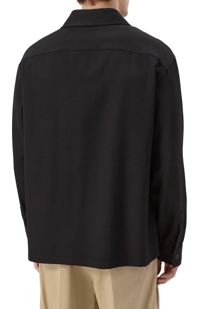 Шерстяная куртка-рубашка BALMAIN, арт. DH0HS391/WB01, фото 4