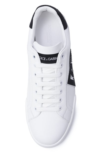 Кожаные кеды portofino light strobel DOLCE & GABBANA, арт. CS2395/A0137, фото 5