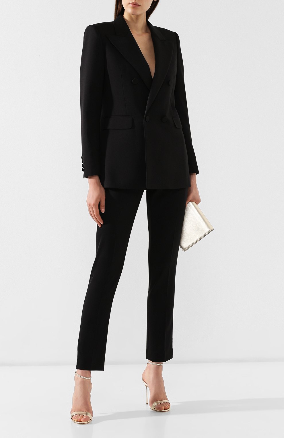 Шерстяной жакет SAINT LAURENT, арт. 568454/Y404W, фото 2