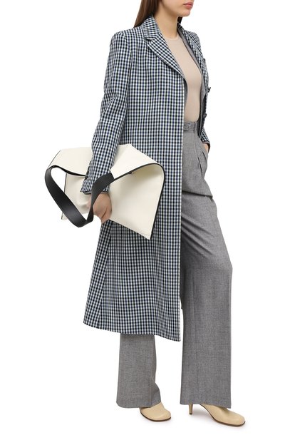 Шерстяные брюки GABRIELA HEARST светло-серого цвета по цене 160500 руб., арт. 120201 W039, фото 2 Шерстяные брюки GABRIELA HEARST, арт. 120201 W039, фото 2