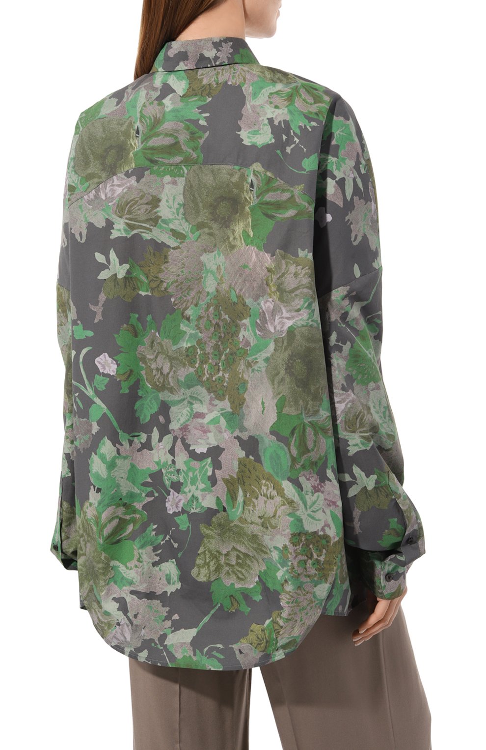 Хлопковая рубашка DRIES VAN NOTEN, арт. 232-010709-7100, фото 4