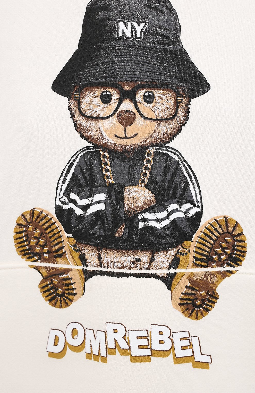 Хлопковое худи DOMREBEL, арт. NY BEAR/H00DIE/W, фото 5