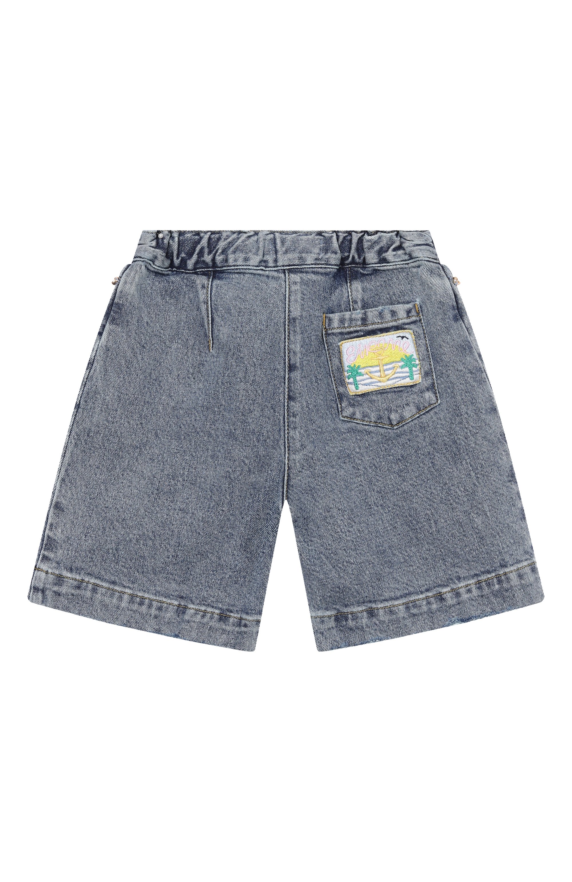 Джинсовые шорты EIRENE синего цвета по цене 12550 руб., арт. SS26118, фото 2 Джинсовые шорты EIRENE, арт. SS26118, фото 2