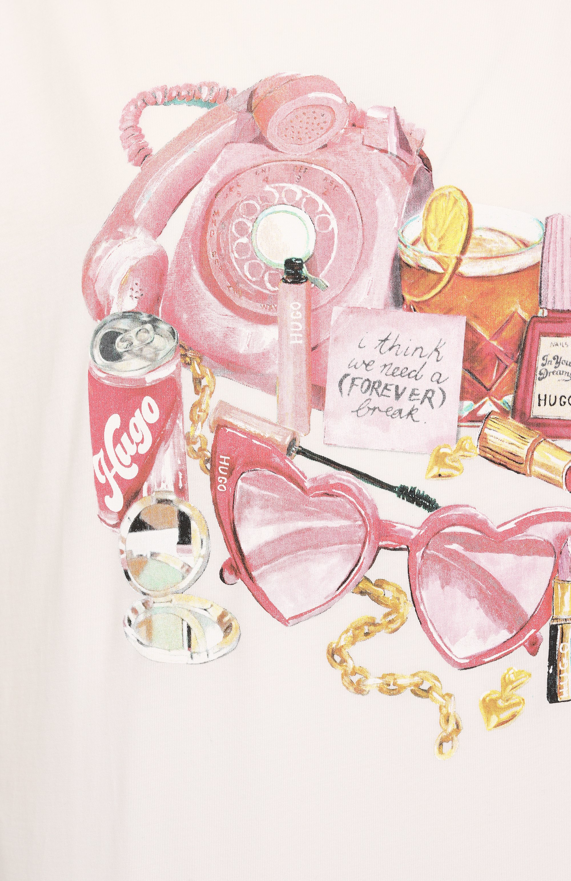 Хлопковая футболка HUGO, арт. 50539107, фото 6