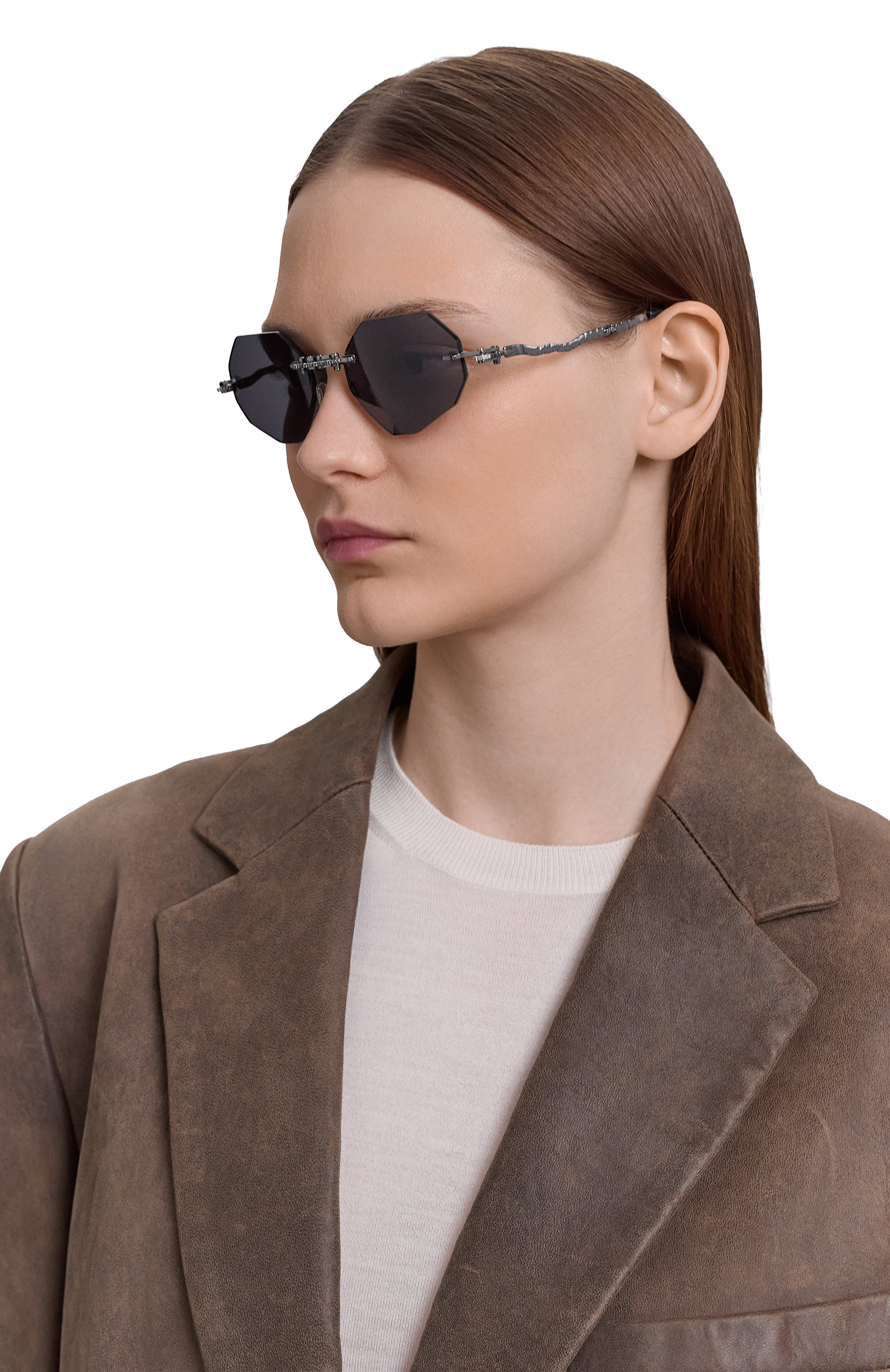 Солнцезащитные очки KUB0RAUM черного цвета по цене 115500 руб., арт. H44 BBS, фото 3 Солнцезащитные очки KUB0RAUM, арт. H44 BBS, фото 3