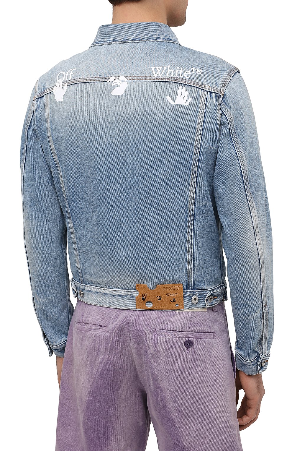 Джинсовая куртка OFF-WHITE, арт. 0MYE054S21DEN005, фото 4