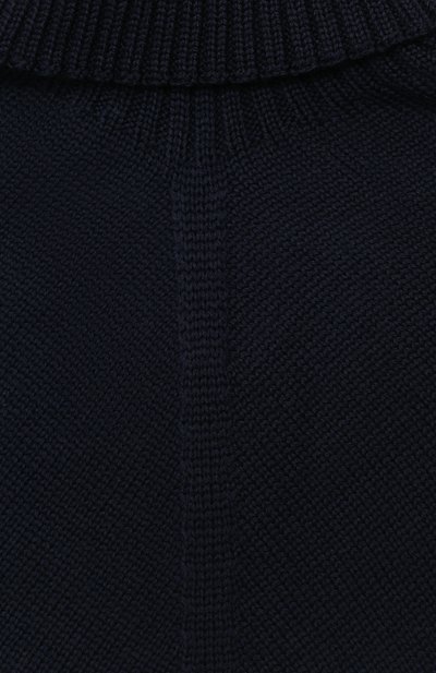 Шерстяной шарф-воротник CATYA темно-синего цвета по цене 11950 руб., арт. 024792/2, фото 3 Шерстяной шарф-воротник CATYA, арт. 024792/2, фото 3