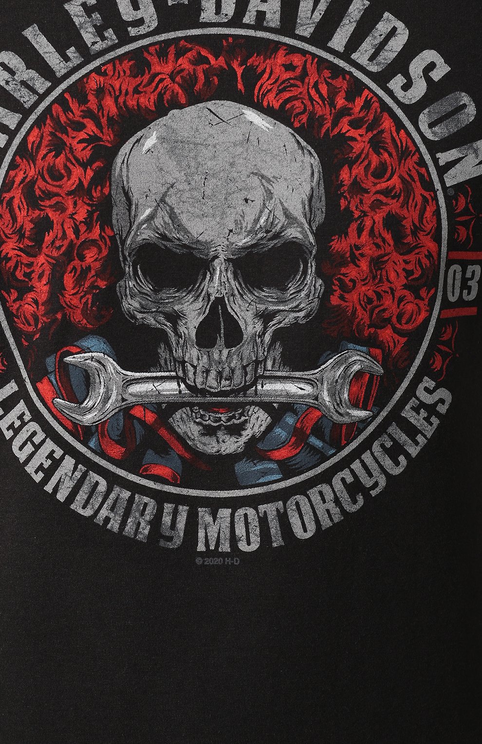 Хлопковая футболка exclusive for moscow HARLEY-DAVIDSON, арт. R003447, фото 5