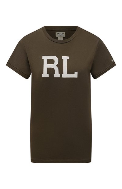 Женская хлопковая футболка POLO RALPH LAUREN, арт. 211847076