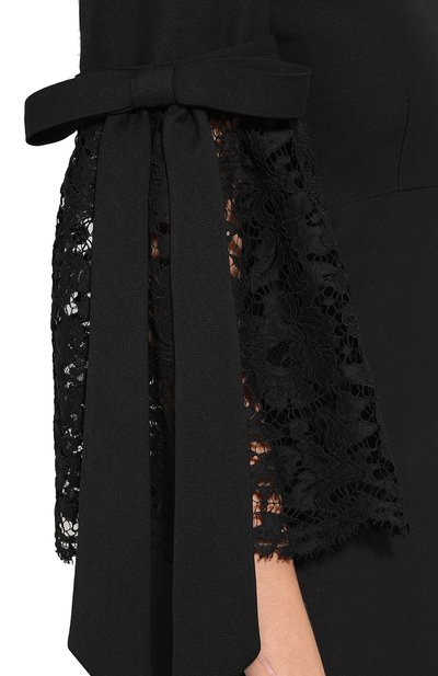 Платье-миди из смеси шерсти и шелка VALENTINO, арт. QB0VAK40360, фото 5