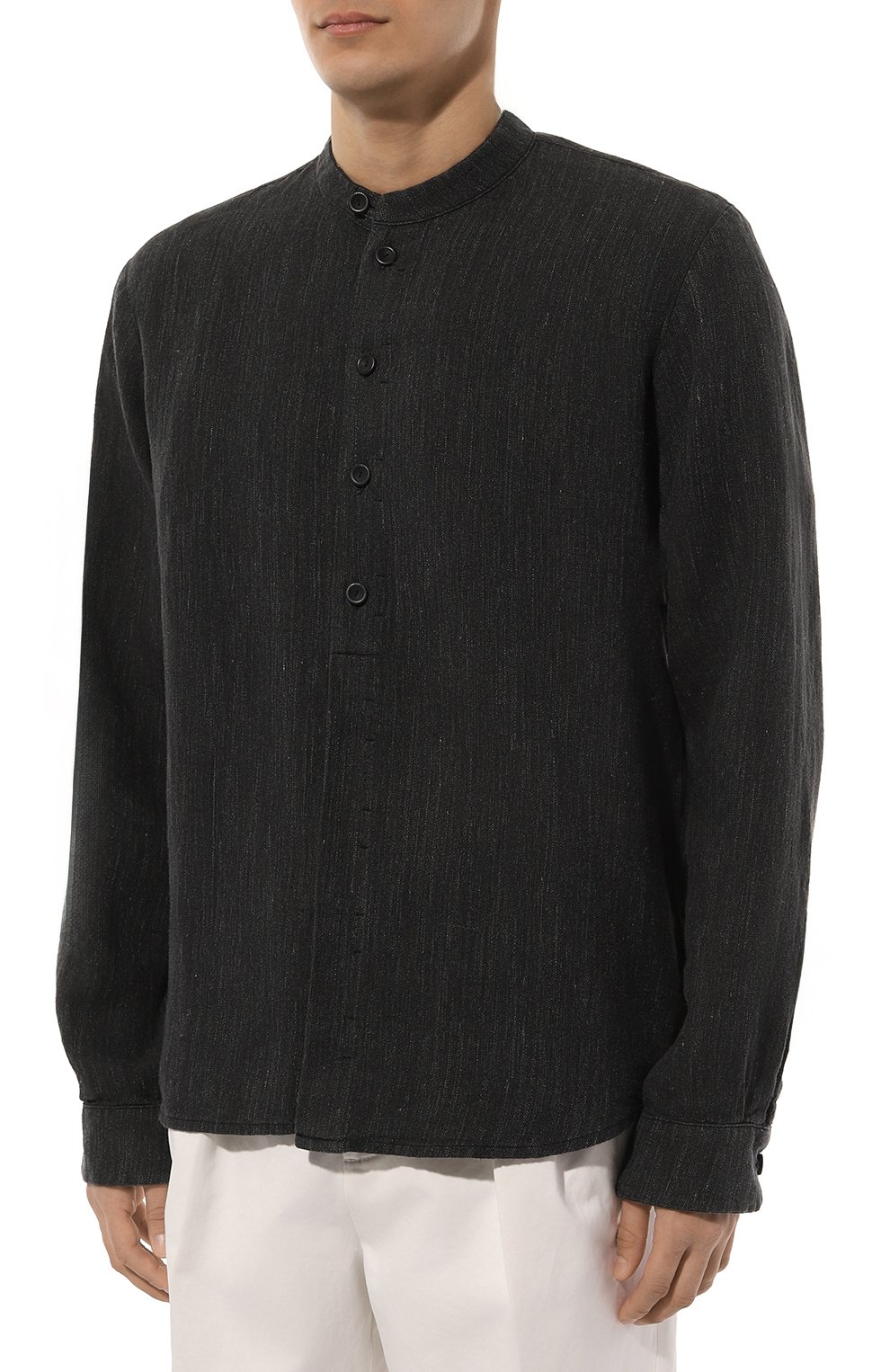 Льняная рубашка HANNES ROETHER, арт. TU29BS.6043, фото 3